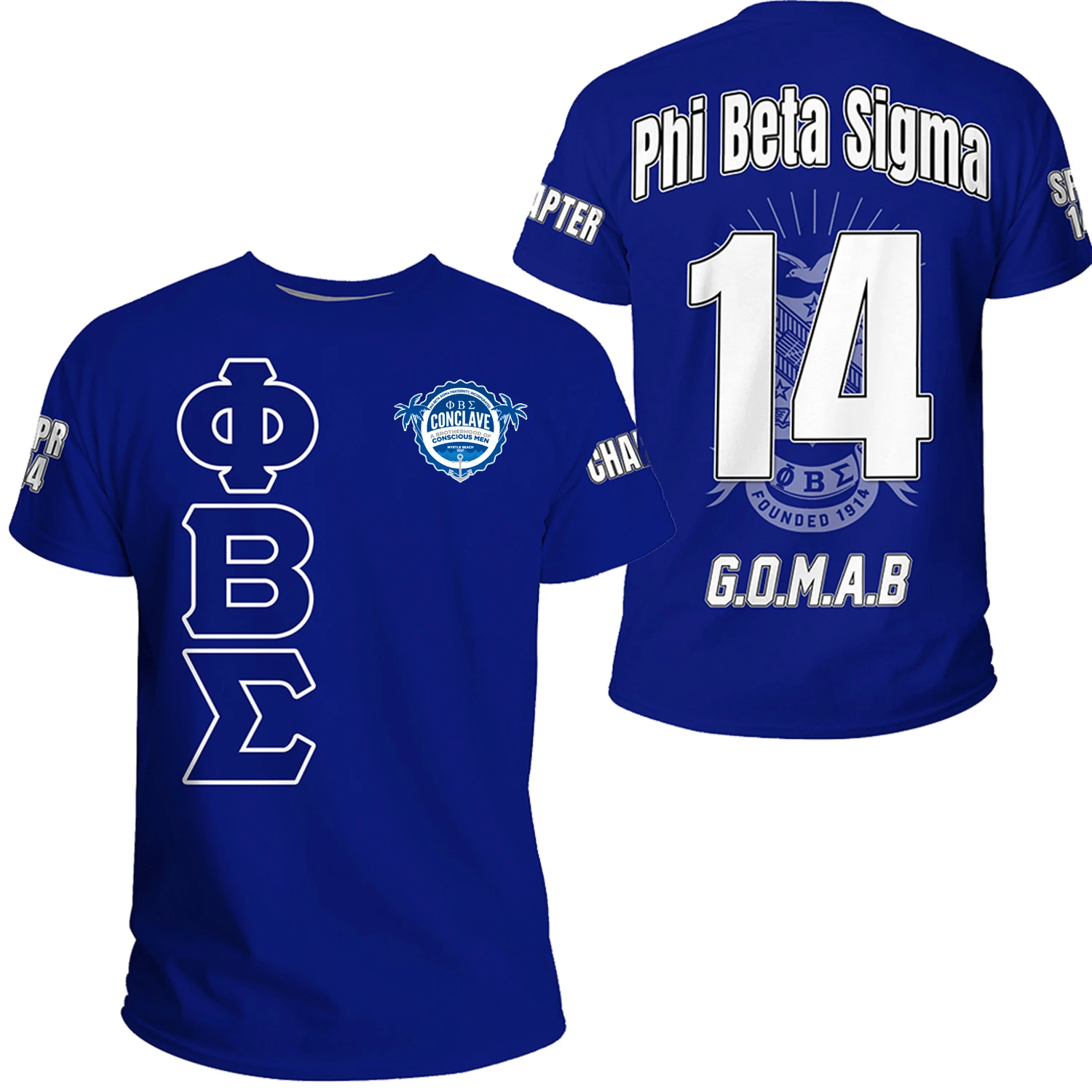 Fraternity Tshirt – Personalized Conclave Phi Beta Sigma Tshirt