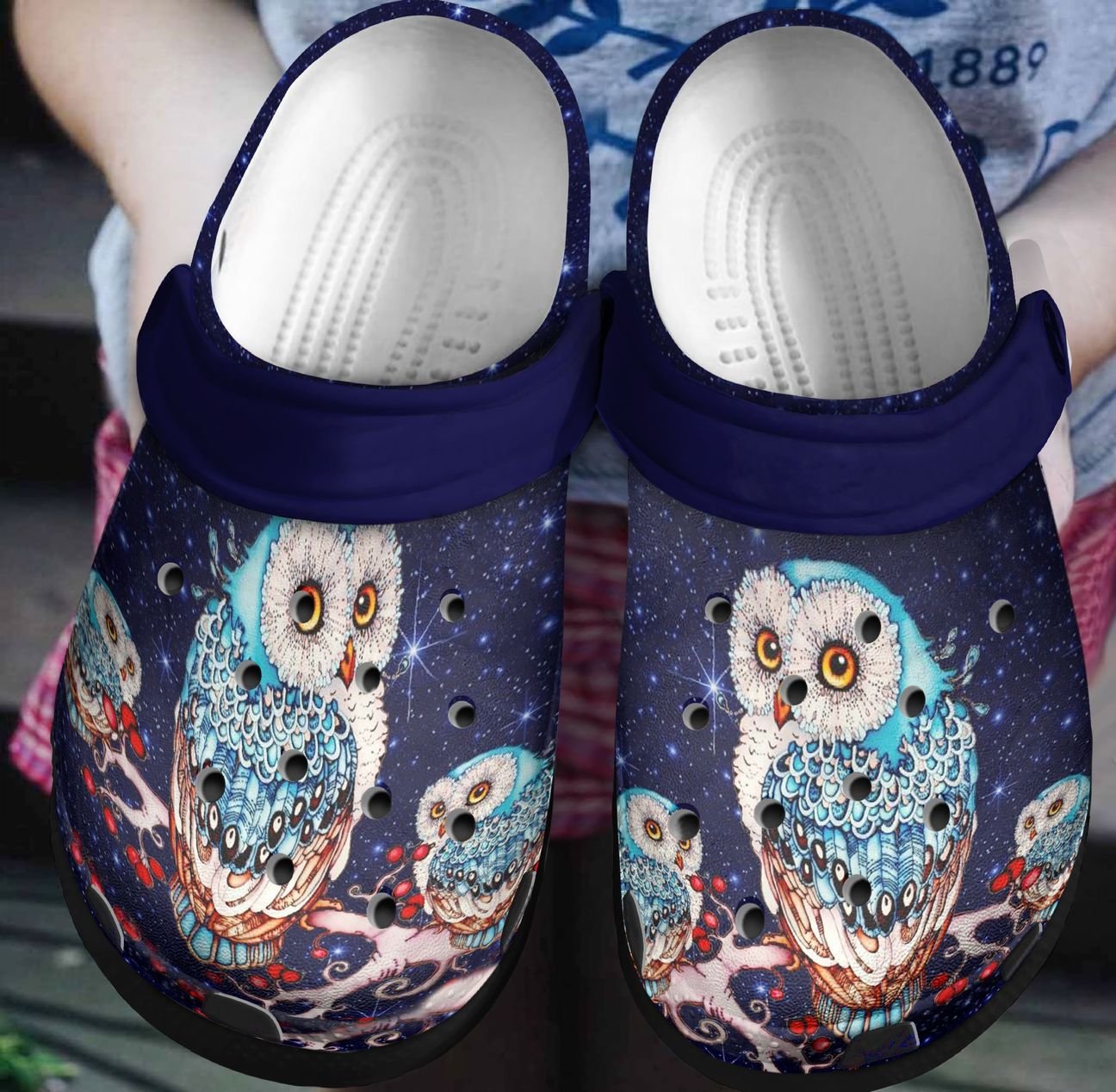 I Love Owl Personalized Clog, Custom Name, Text, Color, Number Fashion Style For Women, Men, Kid, Print 3D 3D