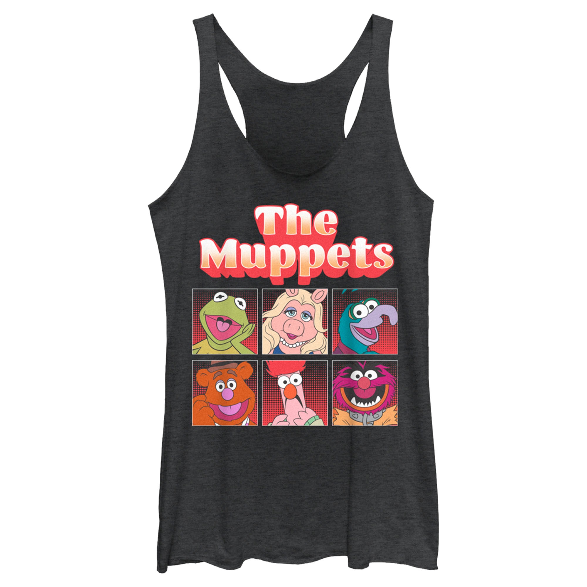 Women’S The Muppets Boxed Characters Racerback Tank Top