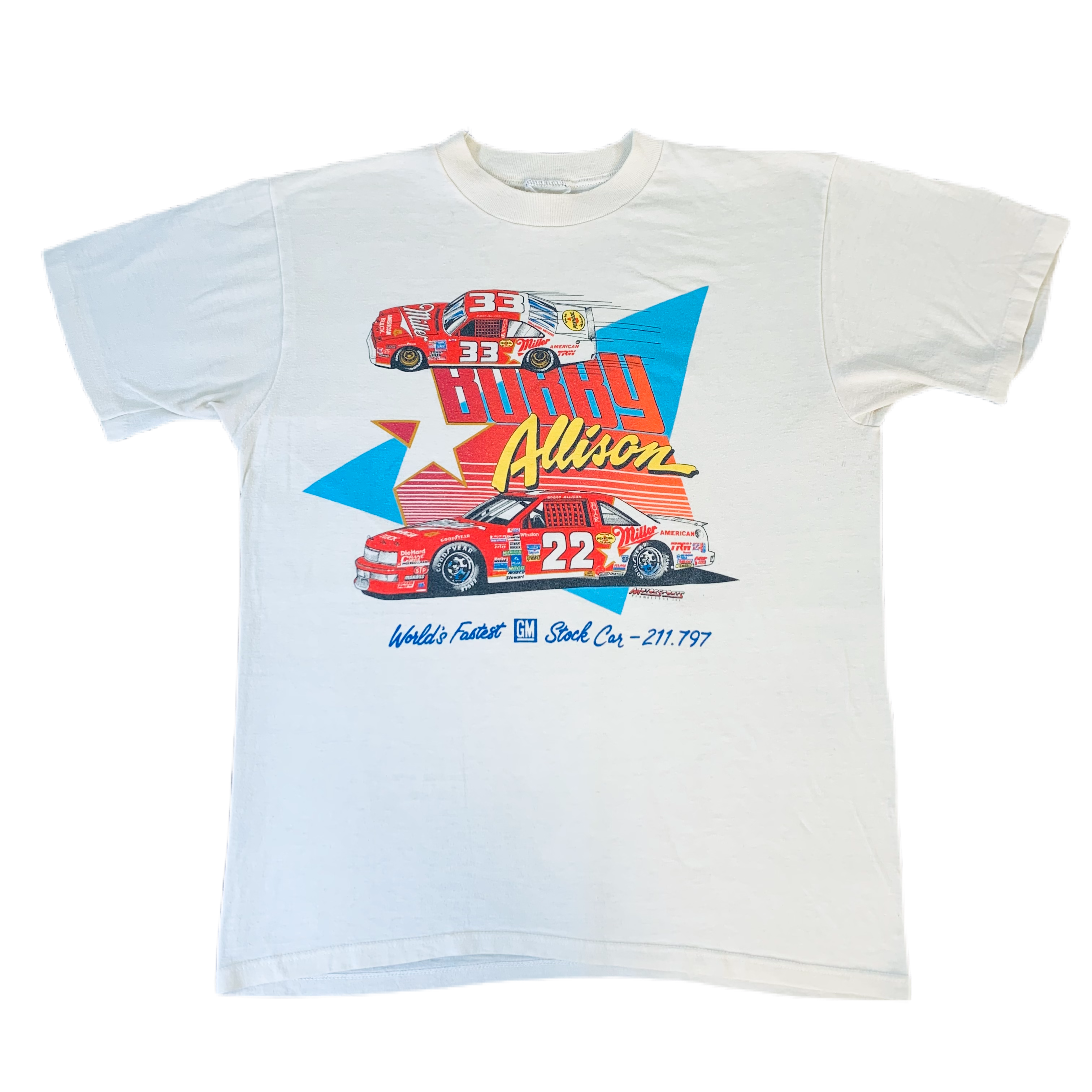 Vintage Nascar Bobby Allison “World’s Fastest Stock Car” T-Shirt