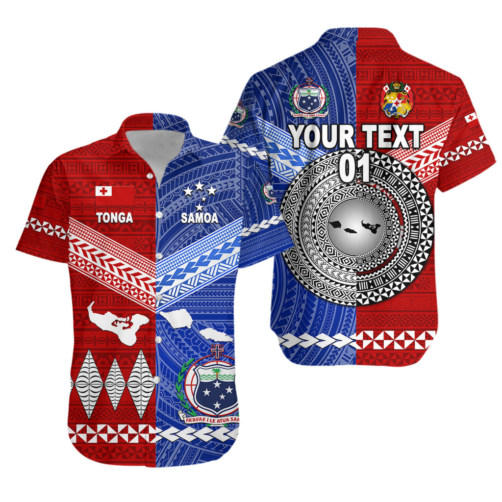 (Custom Personalised) Tonga And Samoa Together Hawaiian Shirt Unique Style, Custom Text And Number Lt8