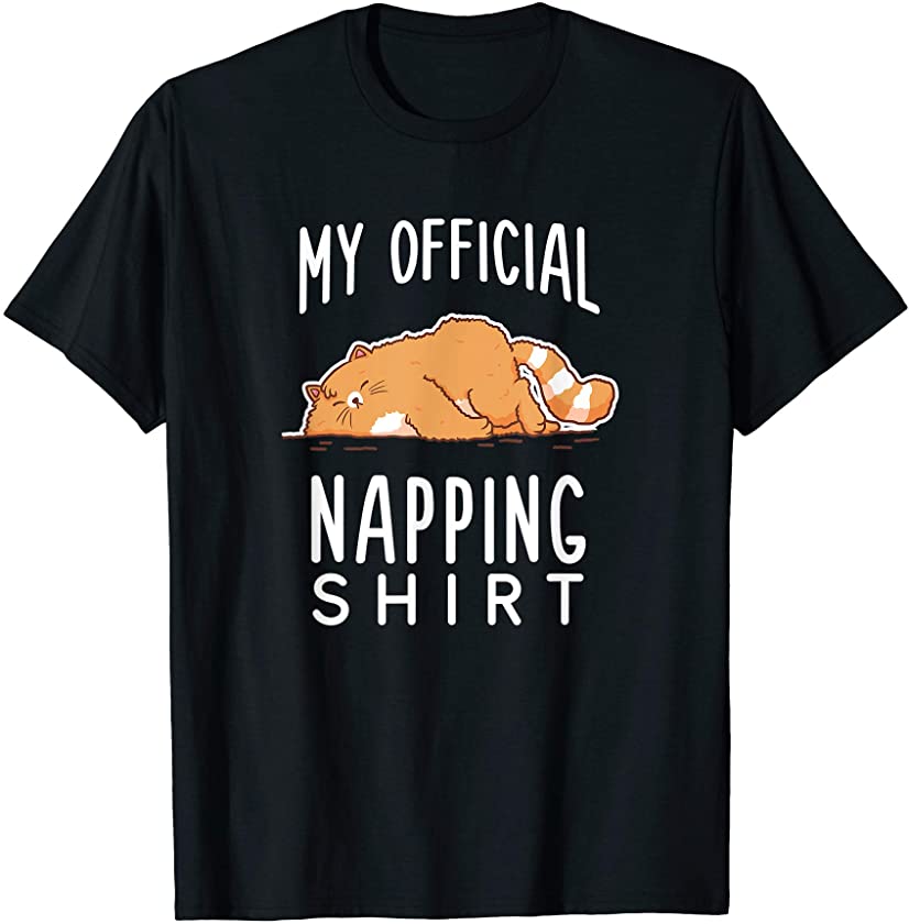 My Official Napping Cute Cat Sleeping Kitten Lover T-Shirt