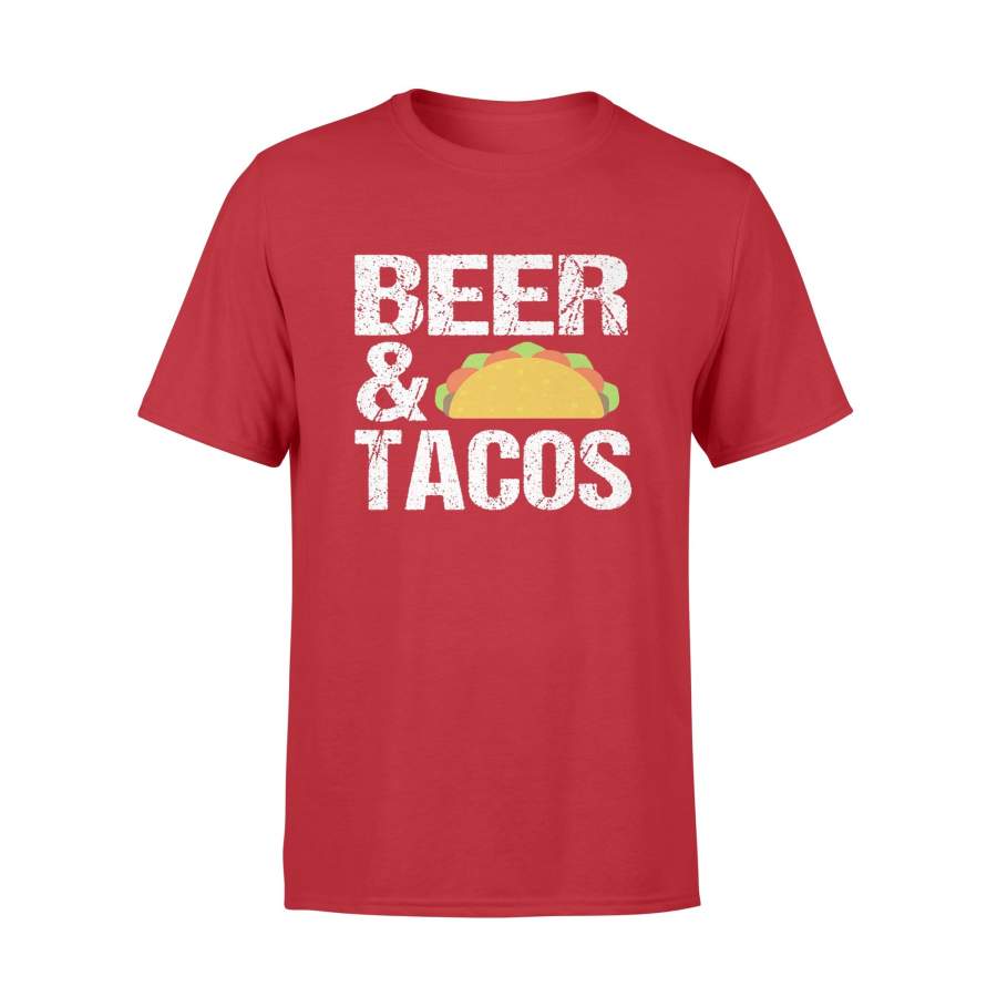 Beer And Tacos Mexican Cuisine Drinking T-Shirt