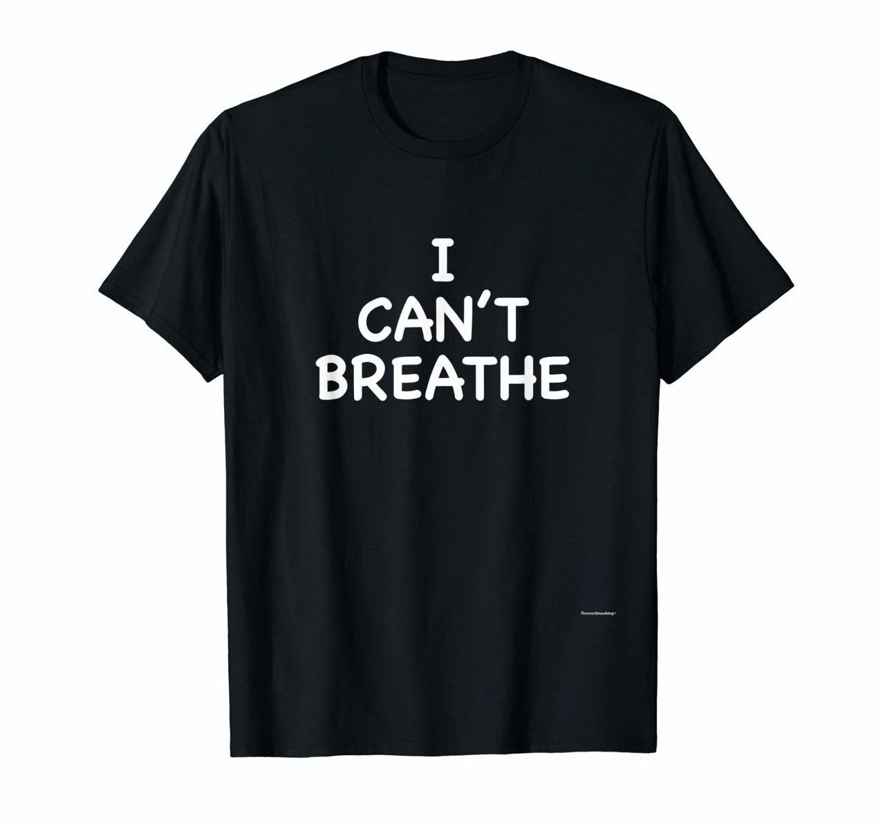 I Cant Breathe Shirts Black Lives Matter Simple Message Tee