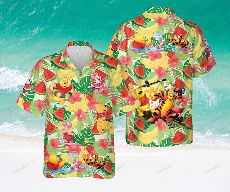 Winnie The Pooh Hawaiian 3D Shirt 3Hs-A1D8