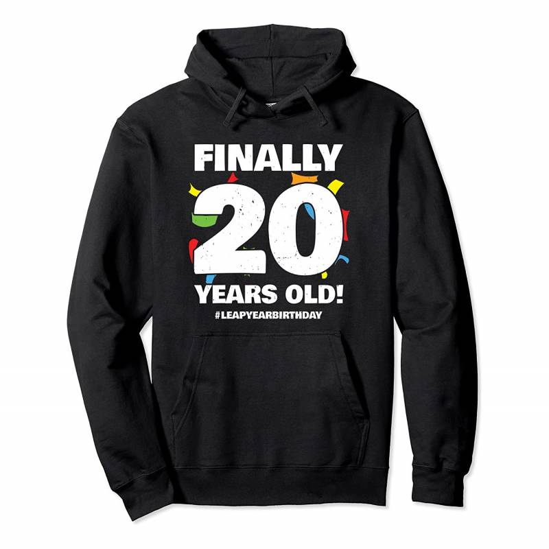 80 Year Old Birthday – Leap Year – 2020 Leap Day Birthday Pullover Hoodie