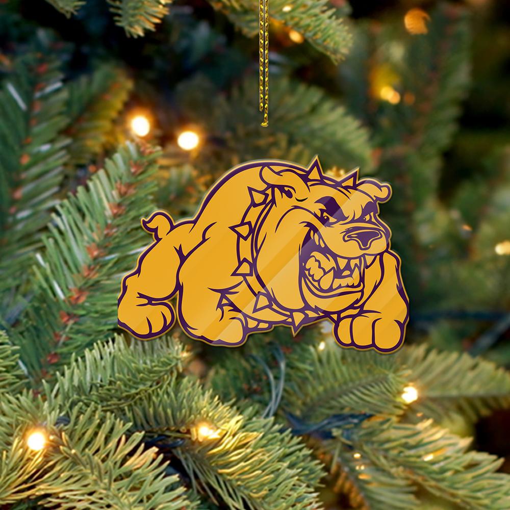 Wonderprint Ornament – Bulldog Omega Psi Phi 1911 Shape Acrylic Ornament Lt10