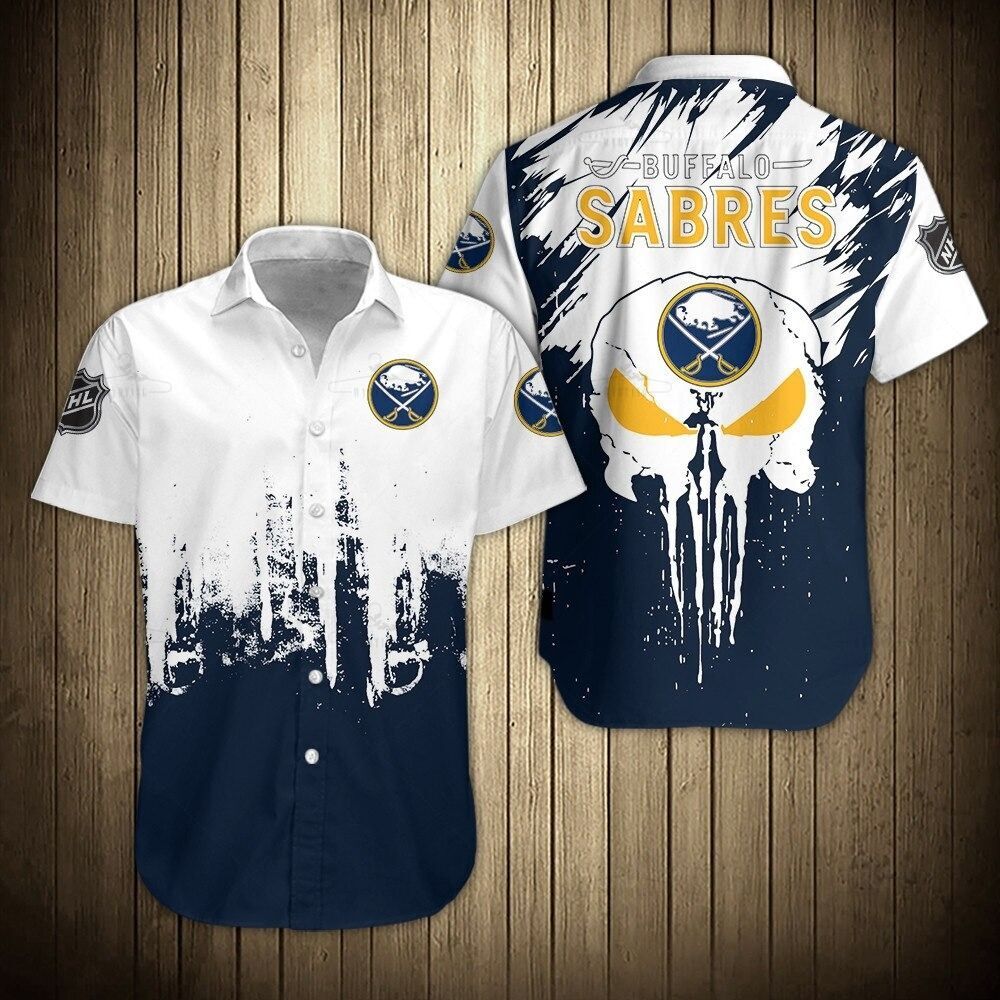 Buffalo Sabres Shirts 3D Graffiti Skulls Design Gift S