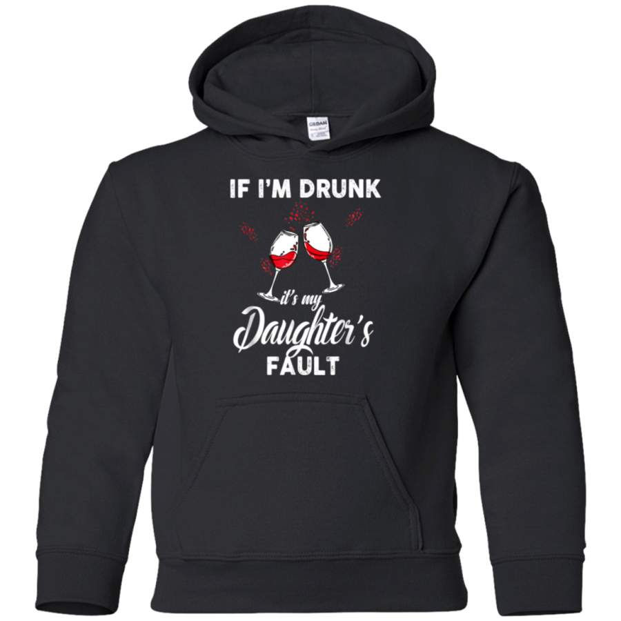 AGR Daughter Wine – If I’m Drunk Wine It’s My Sister’s Fault Shirt youth hoodie