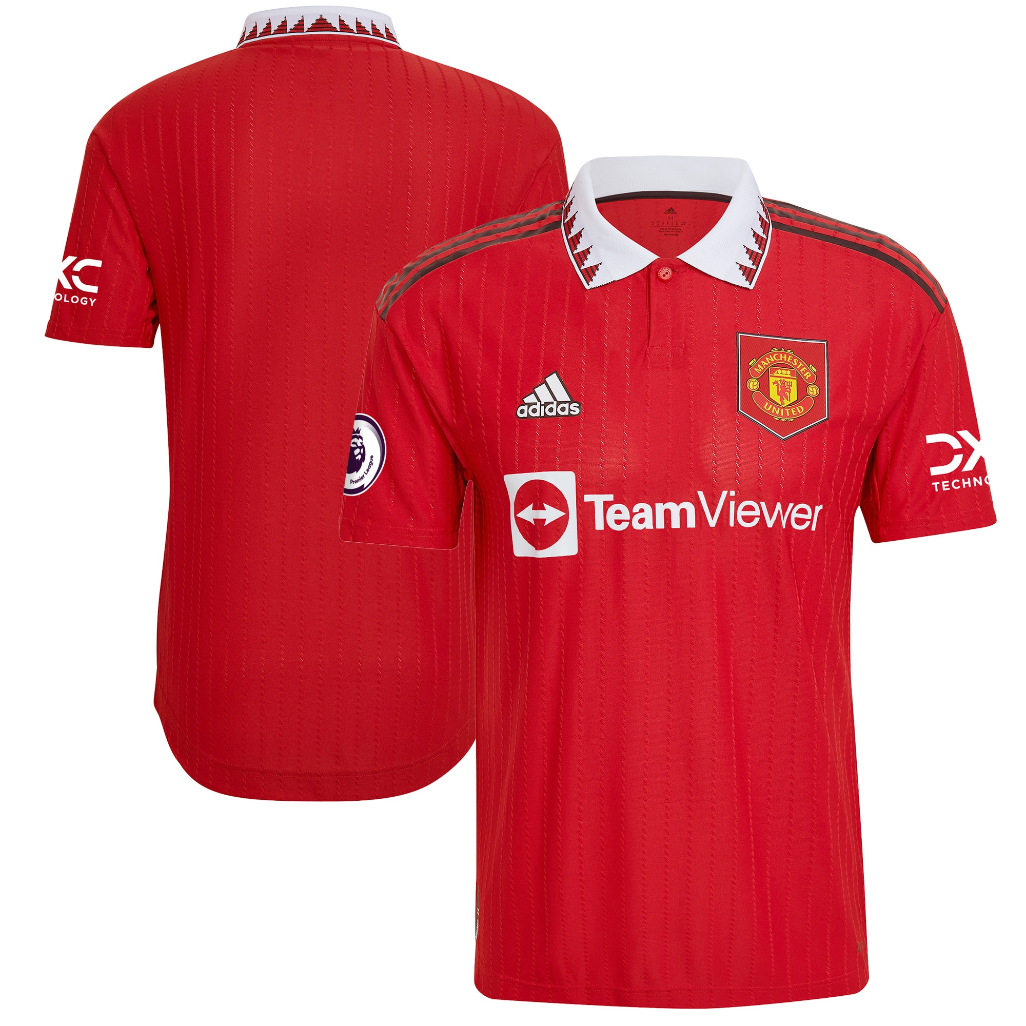 Manchester United 2022/23 Home Authentic Blank Jersey – Red