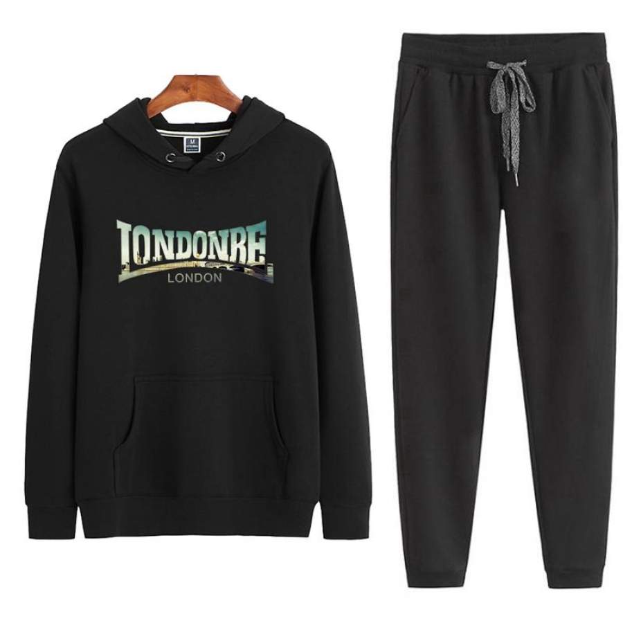 Unisex London Outfit Casual Outfit Sports Outfit Winter Outfit Hoodie and Pants for Adult
