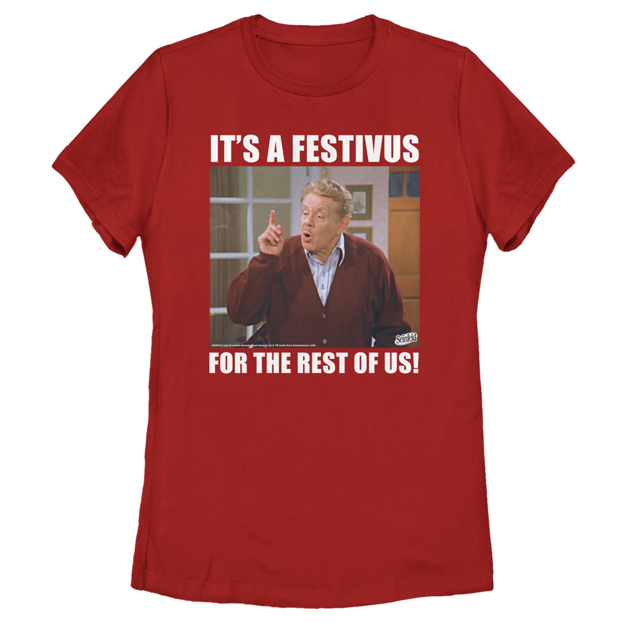 Seinfeld Women’S Frank Costanza It’S A Festivus For The Rest Of Us  T-Shirt