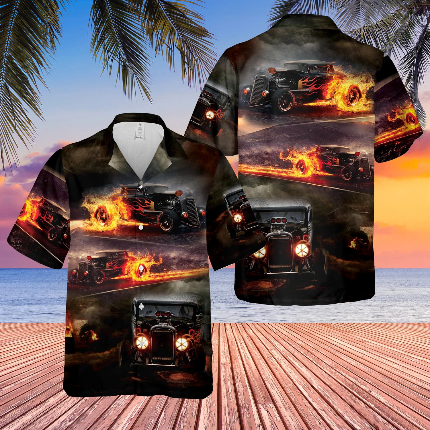 Hot Rod Hawaii Shirt Unisex Adult Ha29661