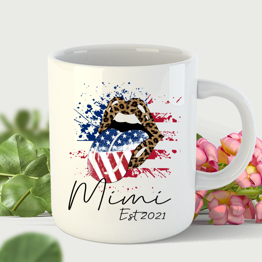 Mimi Est American Flag Mug