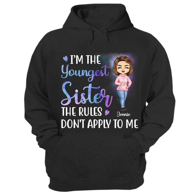 I’M The Sister And Rules – Sibling Family Gift – Personalized Custom Hoodie