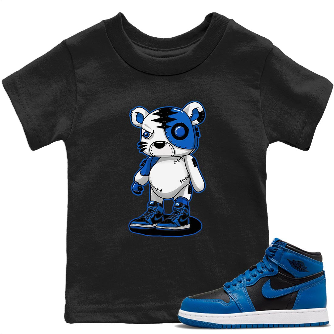 Cyborg Tiger T-Shirt – Air Jordan 1 Dark Marina Blue Baby & Youth