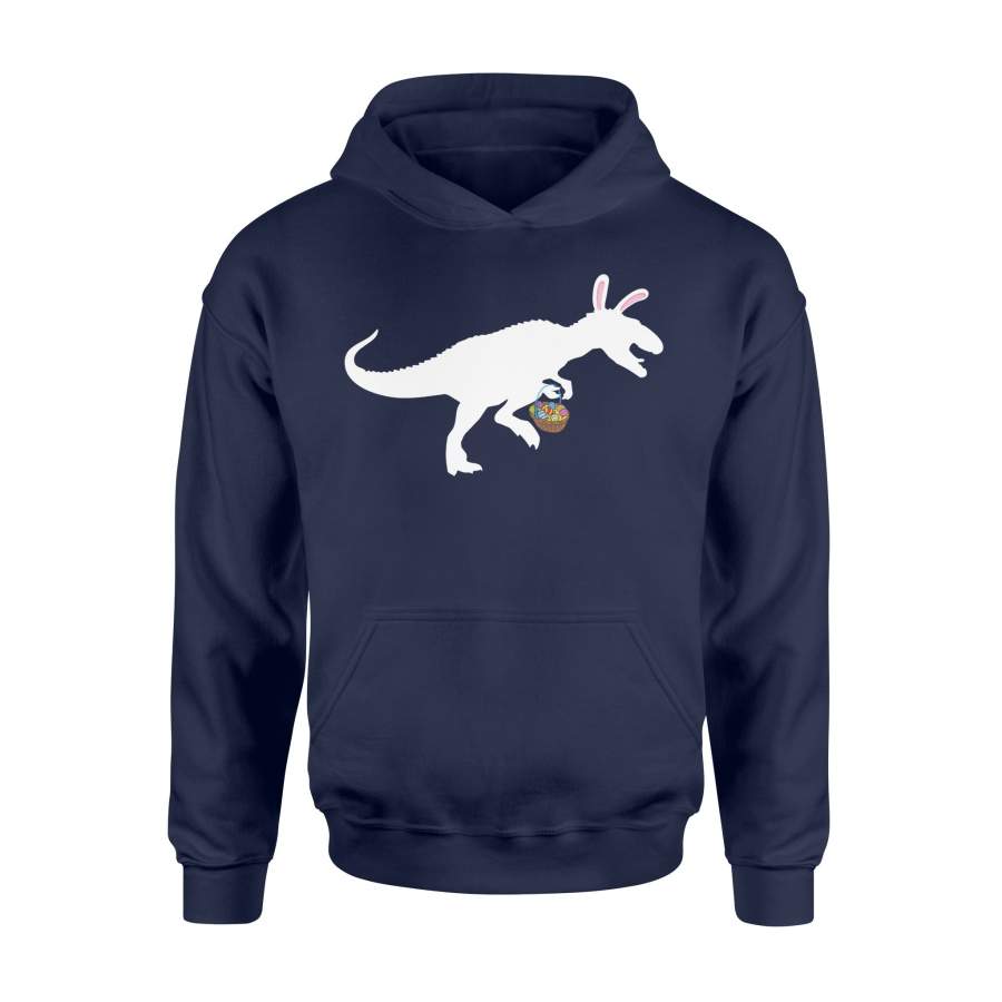 Easter Bunny Dinosaur Funny Easter Kids Boy Girl Egg Hoodie