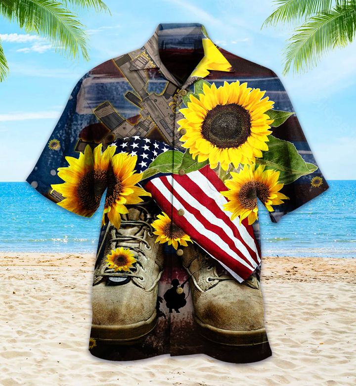 Veteran Brown Hawaii Shirt Ha97428