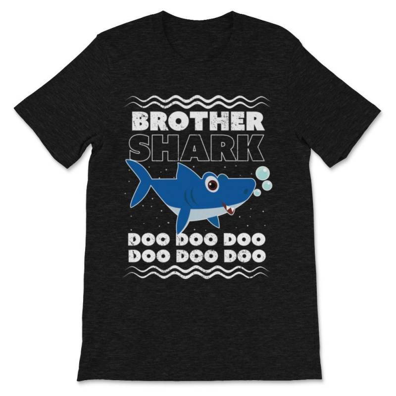 Brother Shark Print. Doo Doo Doo Tee. Premium Unisex T-Shirt