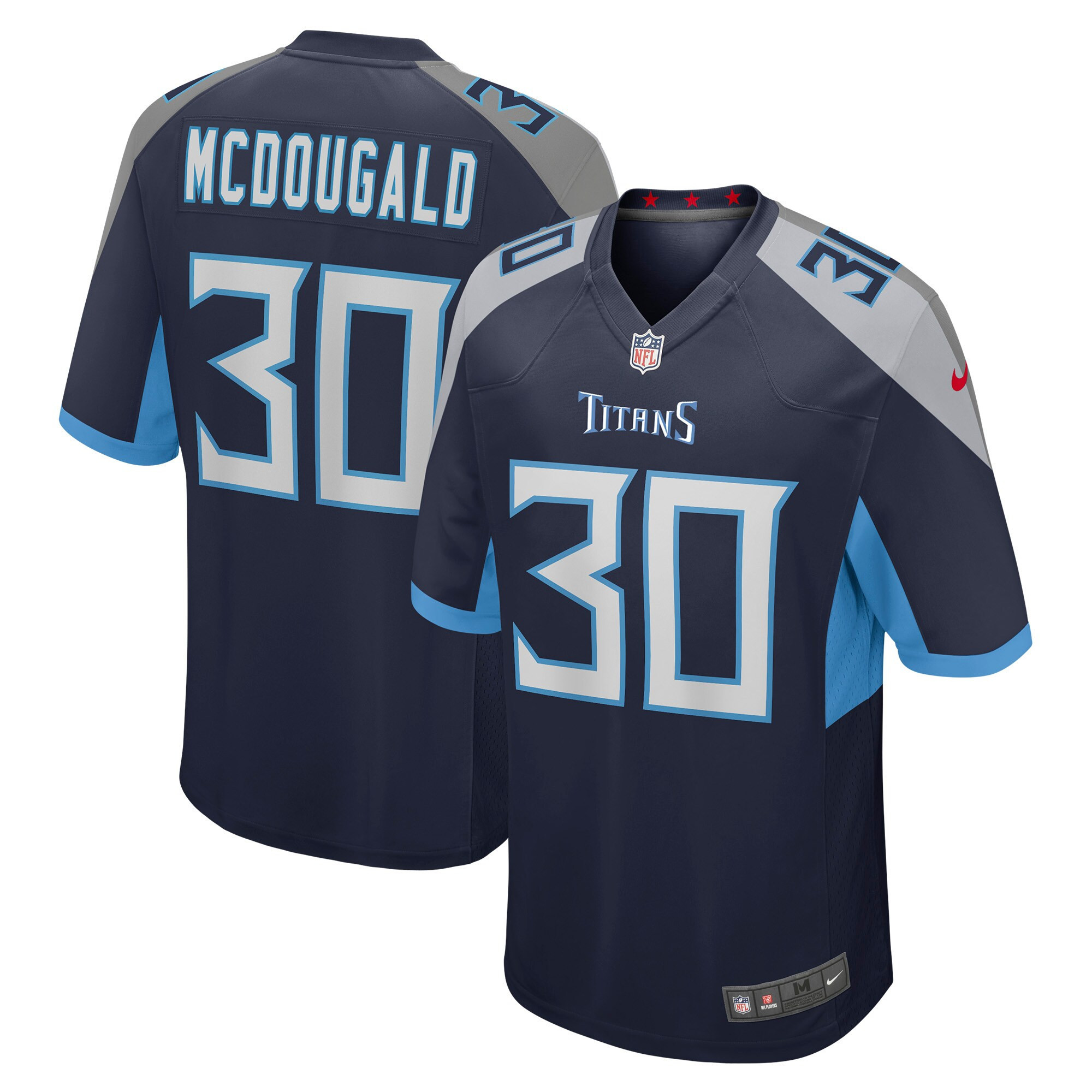 Bradley Mcdougald Tennessee Titans Game Jersey – Navy NFL