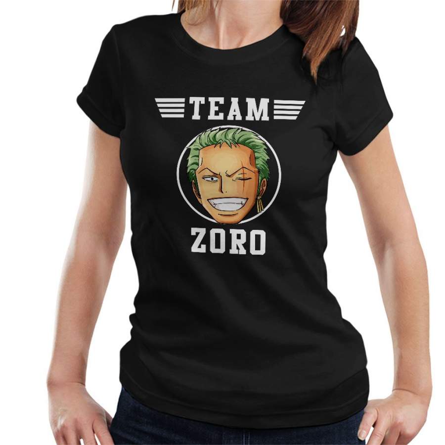 Team Roronoa Zoro One Piece Women’s T-shirt