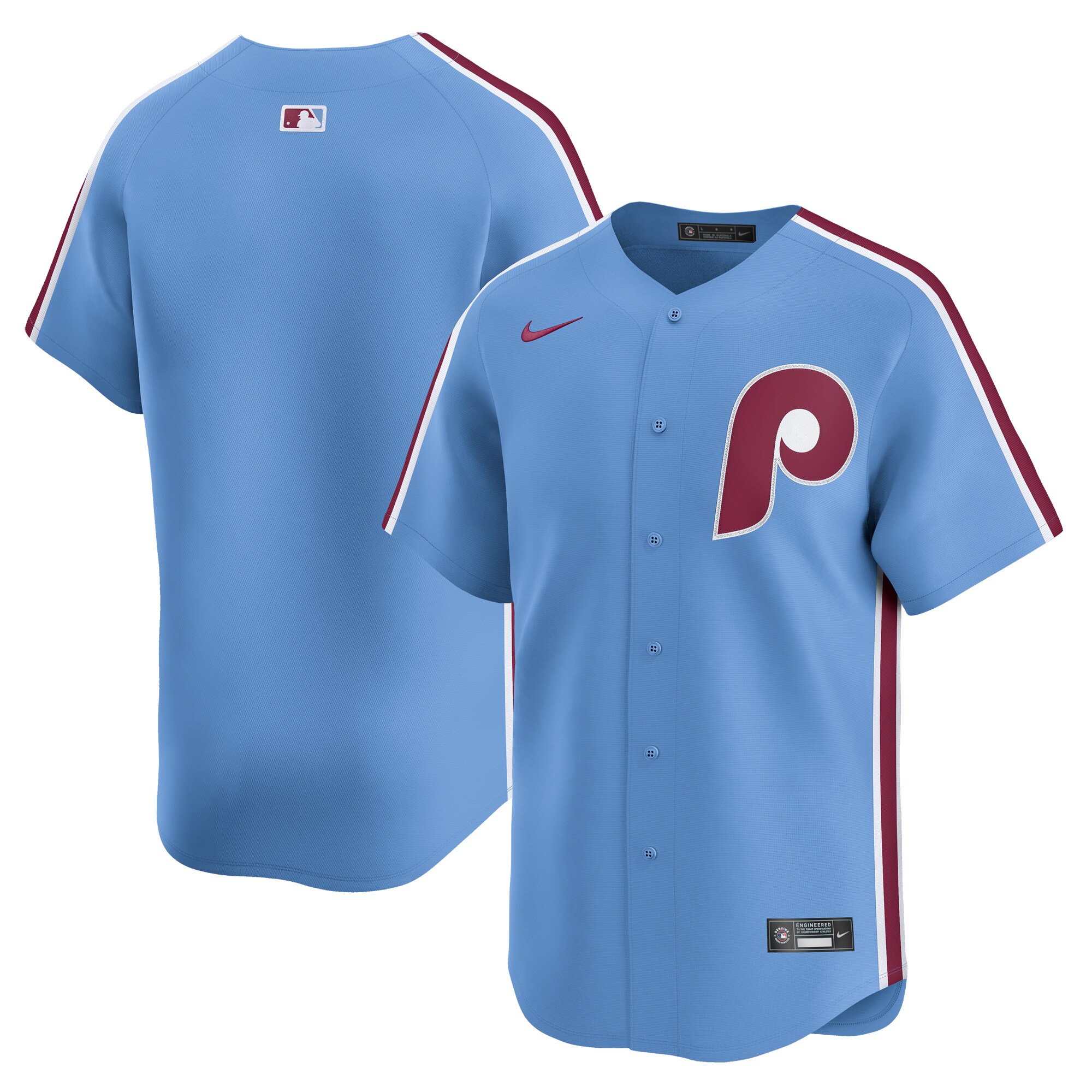 Philadelphia Phillies Alternate Limited Jersey  Light Blue