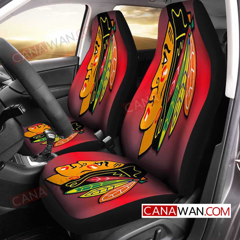 Chicago Blackhawks Style327 3D Customized Personalized Car Seat Cover