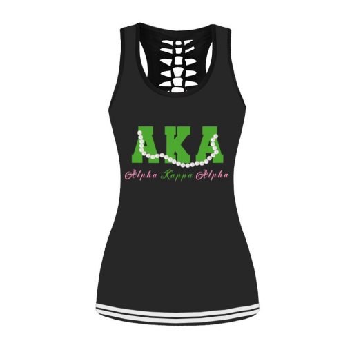 Alpha Kappa Alpha Pearl 1908 Tank-Top And Legging 3D All Over Print