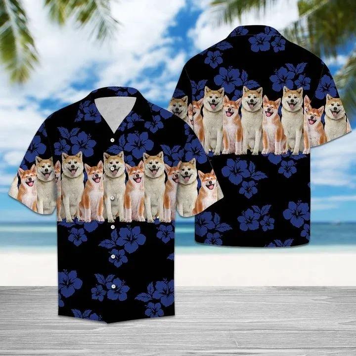 Awesome Akita Hawaiian Shirt | For Men & Women | Hw1349
