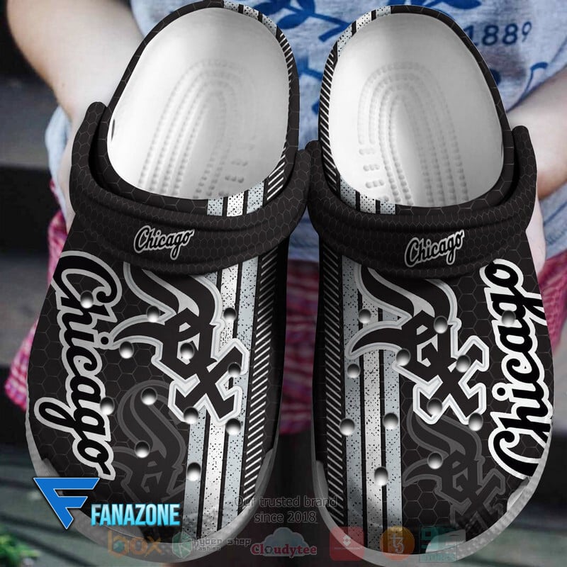 Chicago White Sox MLB Sport Crocs Clogs Crocband Shoes Comfortable For Men Women and Kids 2