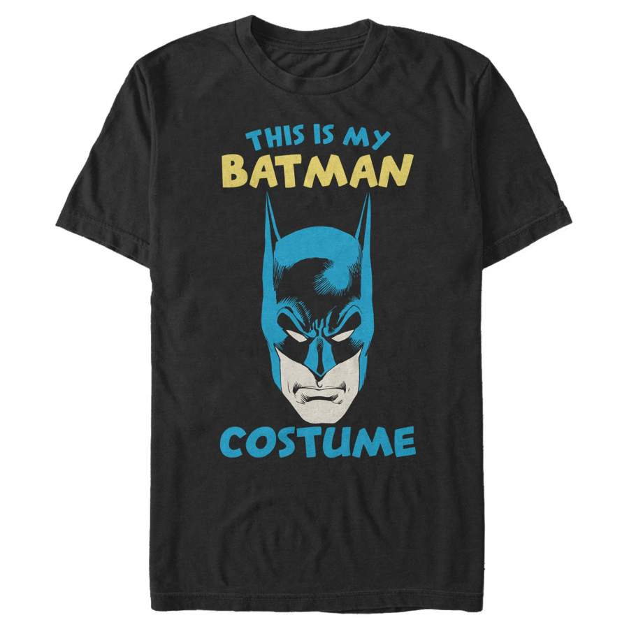 Batman Men’s My Caped Crusader Costume  T Shirt