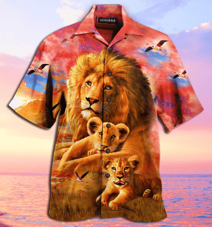 I Asked God To Make Me A Better Man Lion Hawaii Shirt For Men Women Adult Ha53289