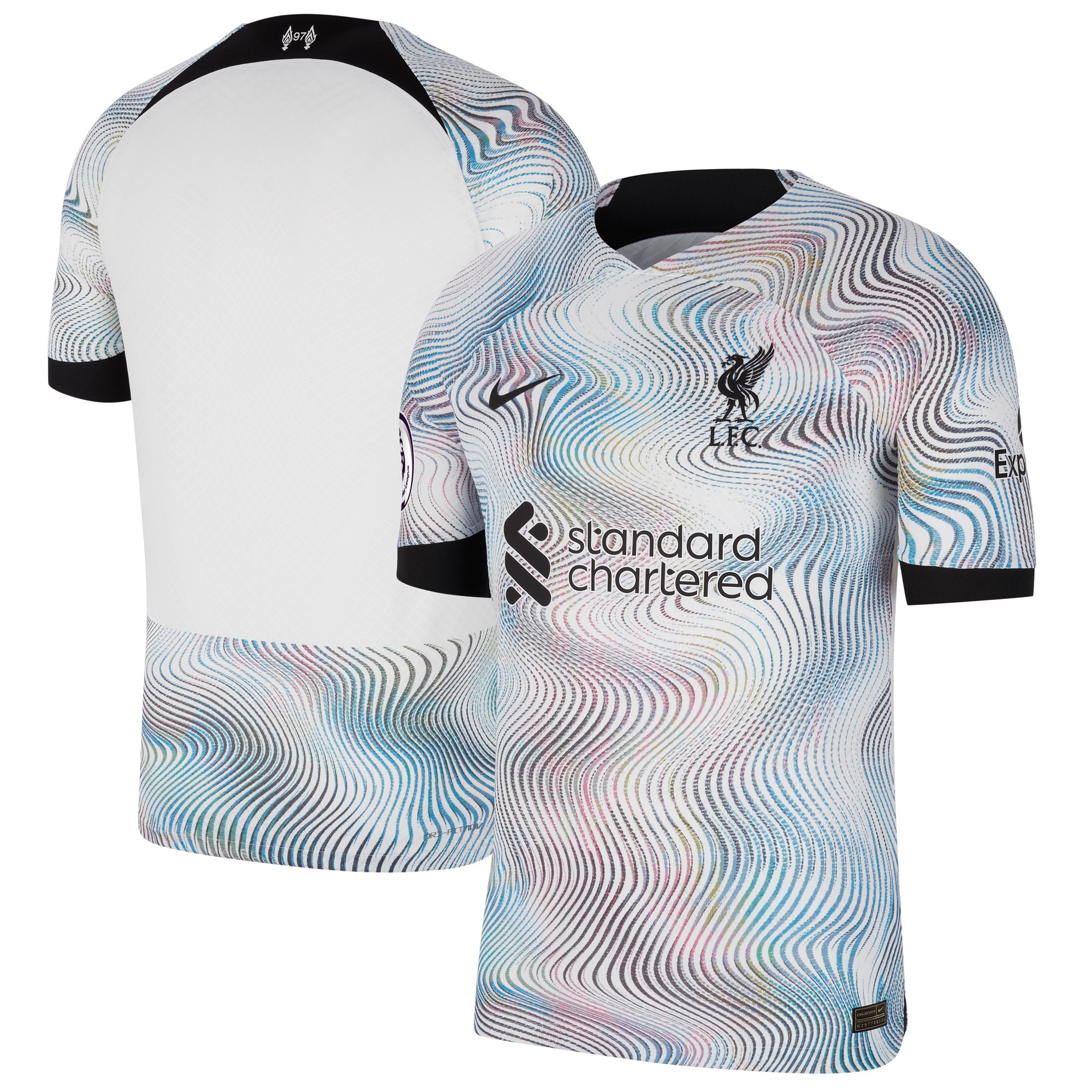 Liverpool 2022/23 Away Vapor Match Authentic Jersey – White