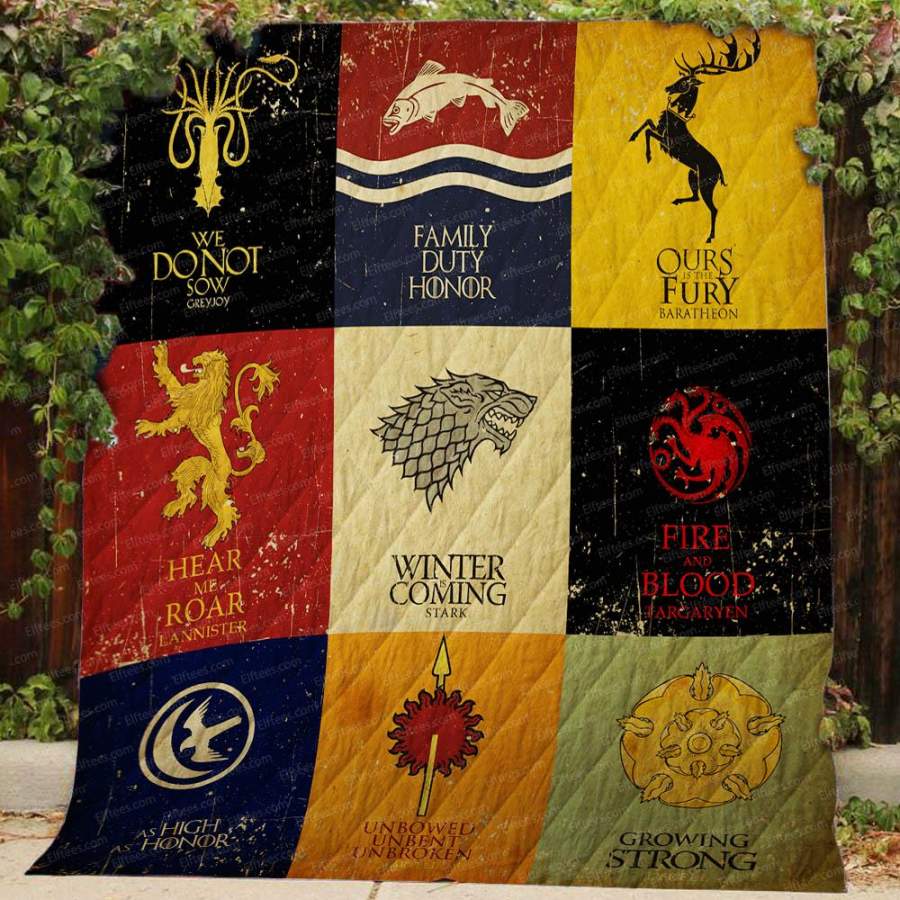 3D Vintage Customized Game Of Throne Quilt Blanket – GOT102