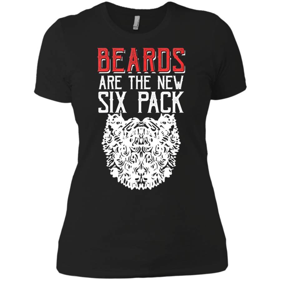 AGR Beards Are The New Sixpack Funny Ladies T-Shirt