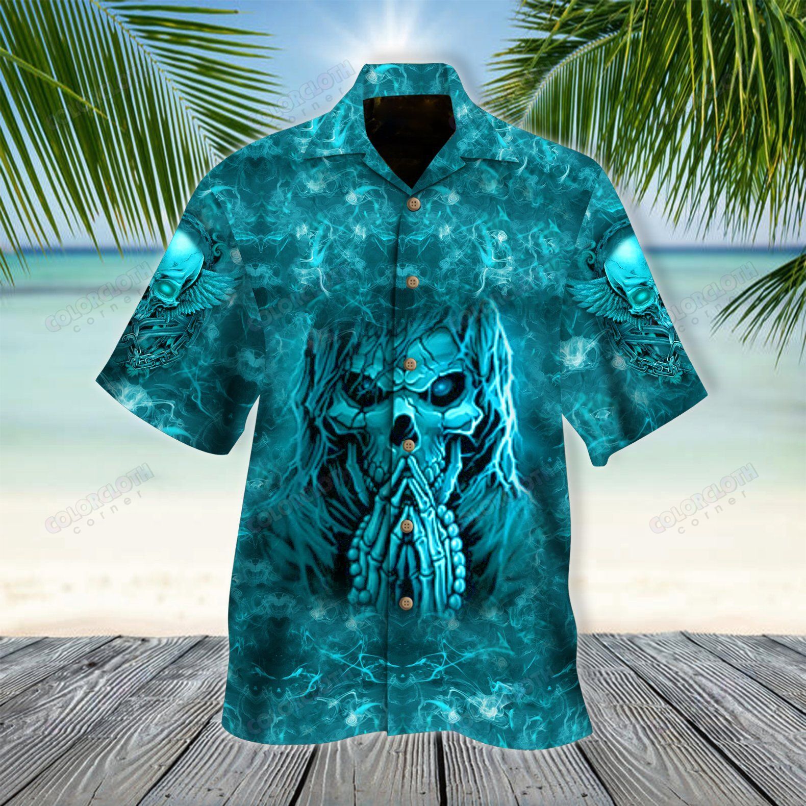 Amazing Magical Skull Hawaiian Shirt Ha12139