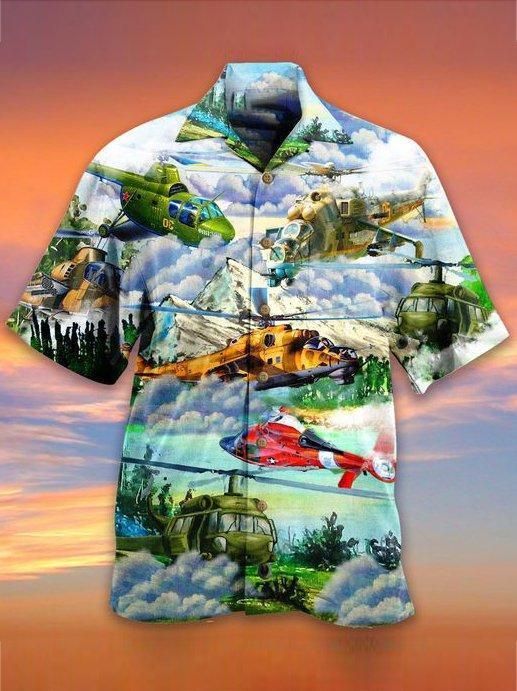 Plane Aloha Hawaii Shirt Colorful Short Sleeve Summer Beach Casual For Men And Women Ha95930