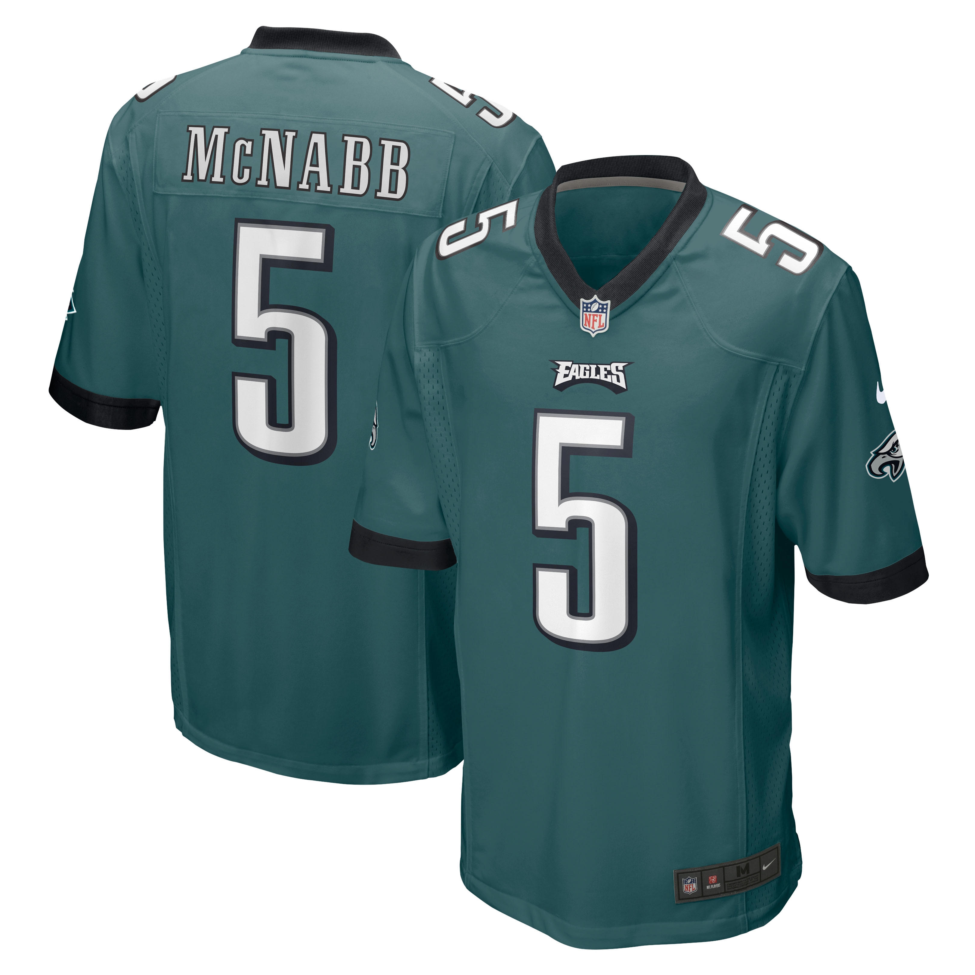 Men’s Philadelphia Eagles Donovan McNabb Midnight Green Retired Player Jersey