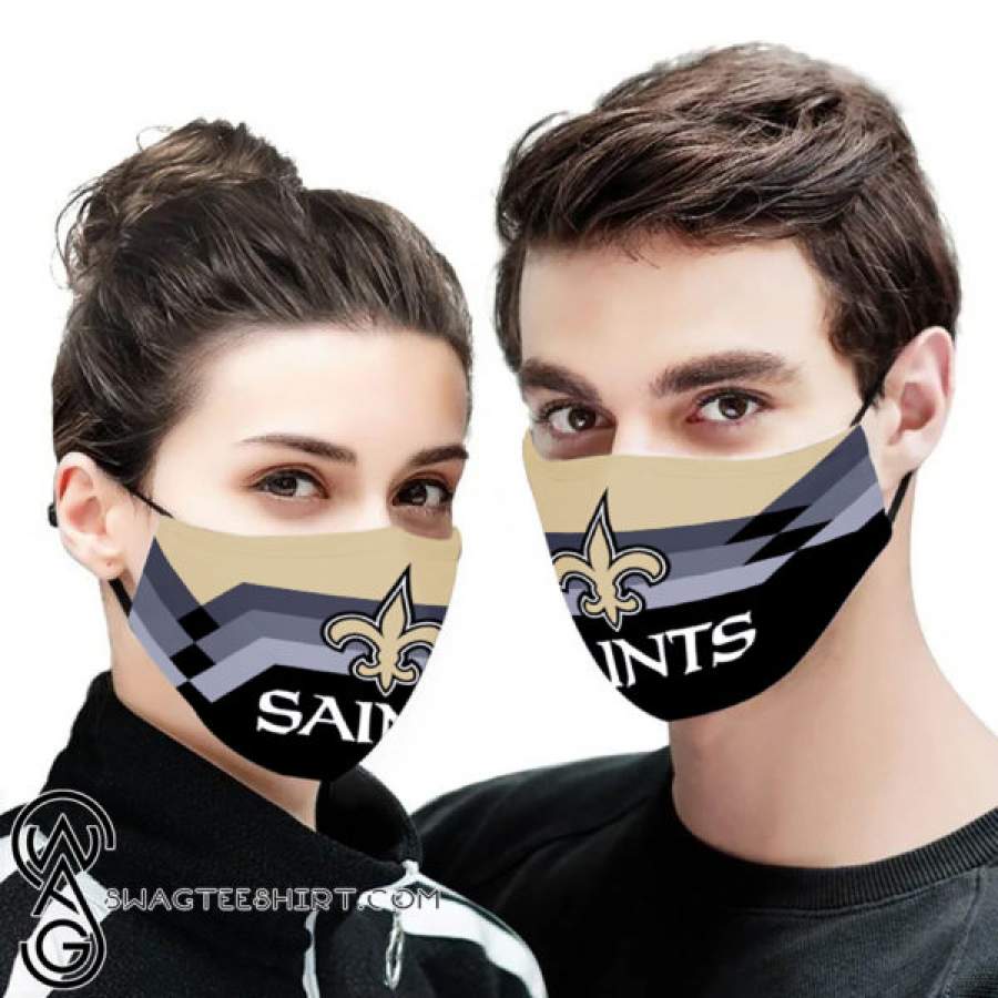 New orleans saints all over printed face mask – maria