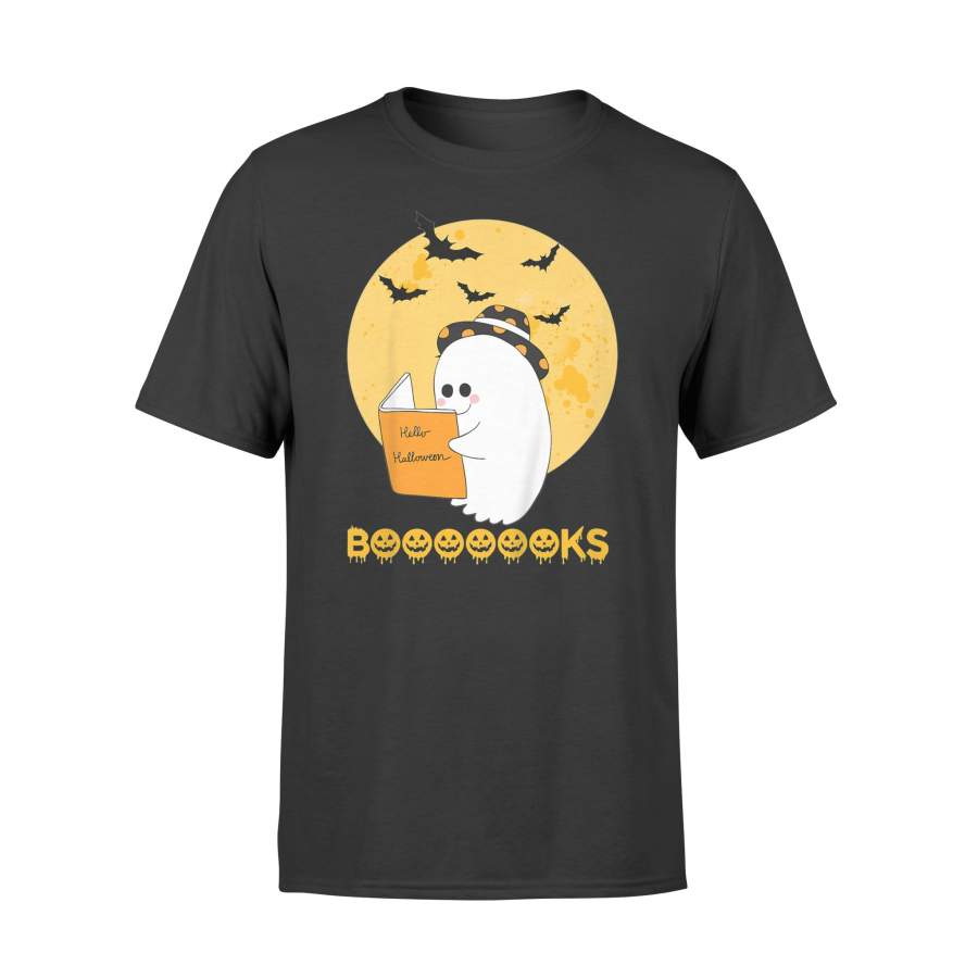 Booooooks Shirt Boo Read Books Halloween – Standard T-shirt