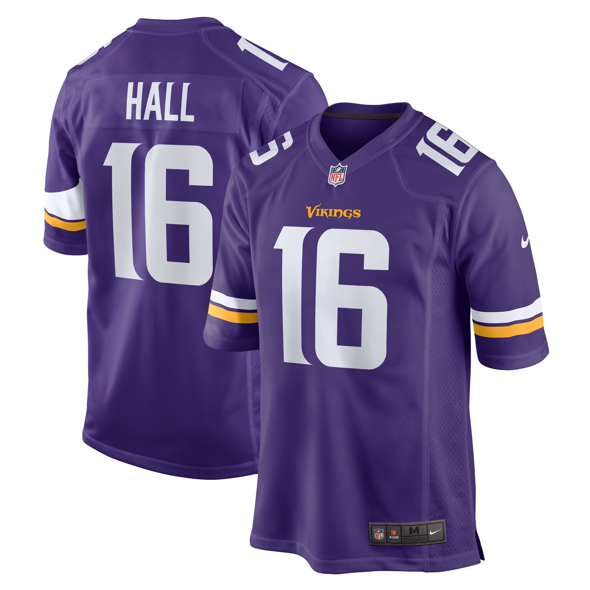 Jaren Hall Minnesota Vikings Game Jersey – Purple