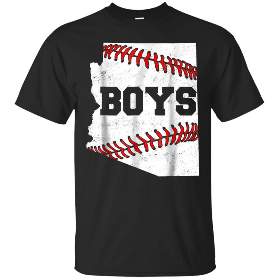 AGR Arizona Boys Baseball T-Shirt Distressed Baseball