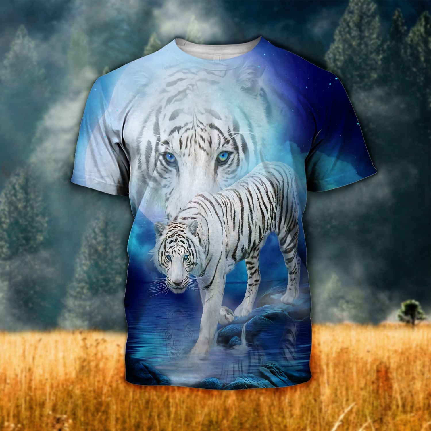 Tiger Ver01 Tthj100721Nvm Unisex 3D T-Shirt All Over Print