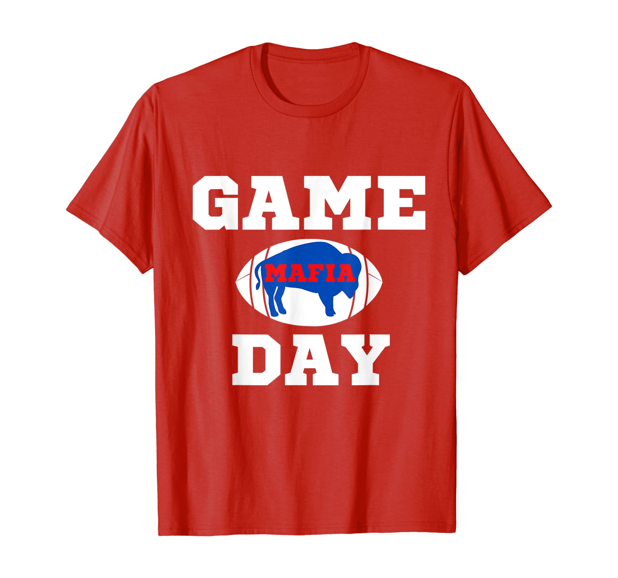 Buffalo Football Ny Vintage Sports Team Mafia Game Day Blue T-Shirt