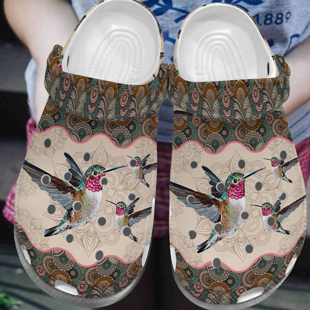 Hummingbird Personalize Clog, Custom Name, Text, Fashion Style For Women, Men, Kid, Print 3D Morning Hummingbird