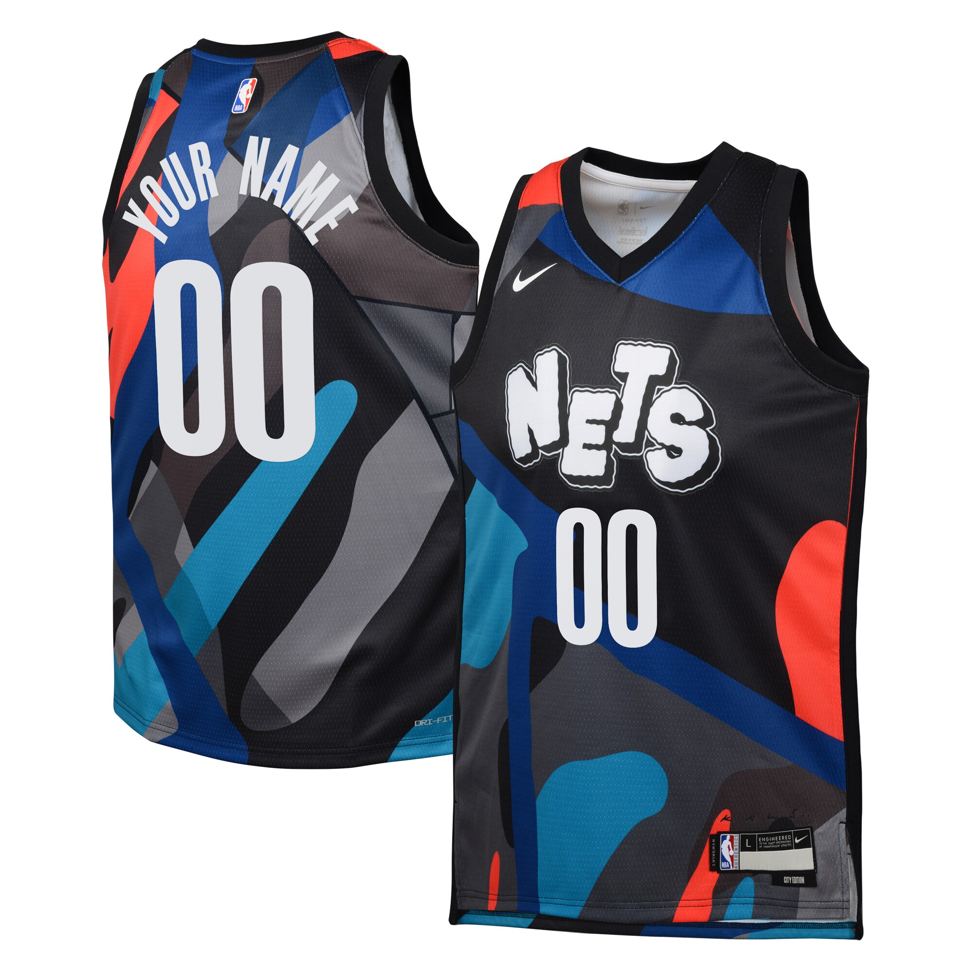 Brooklyn Nets City Edition Swingman Jersey 23 – Custom – Youth