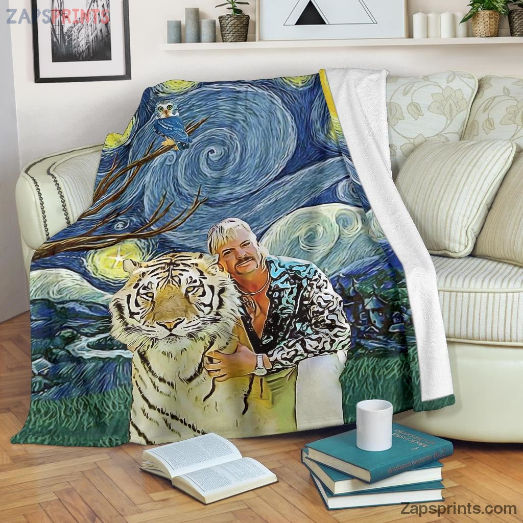 Joe Exotic Starry Night Blanket