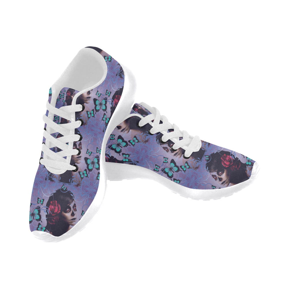 Sugar Skull Candy White Sneakers Size 13-15 for Men