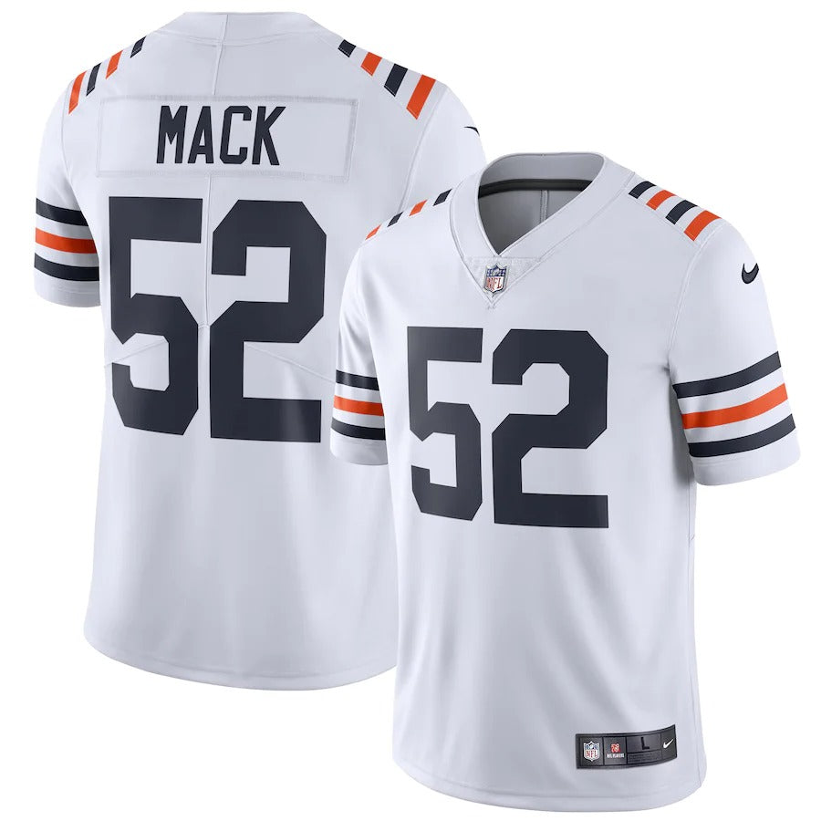 Men’S Chicago Bears Khalil Mack Nike White 2019 Alternate Classic Vapor Limited Jersey