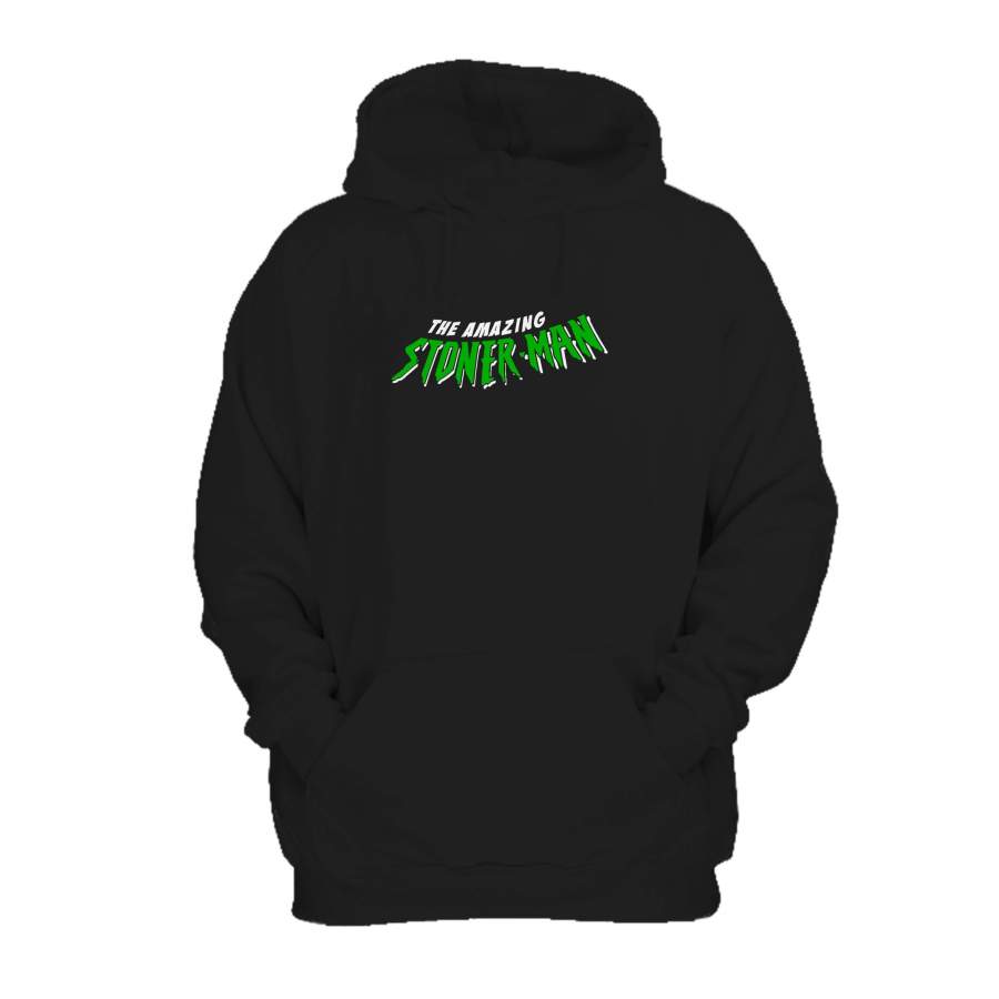 The Amazing Stoner Man Superhero Stoner Funny Gift Rude Super Skunk Comic Book Smoking Hoodie